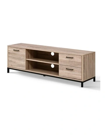 TV Cabinet Entertainment Unit Stand 132cm in Oak