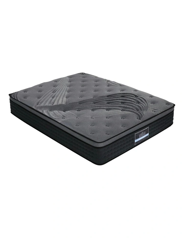 Alanya Bamboo Euro Top Pocket Spring Double Size Mattress 34cm in Grey image 2