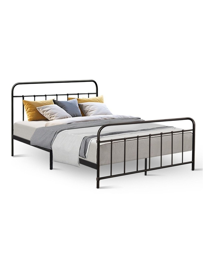 Black Steel Bed Frame Queen Hanaposy