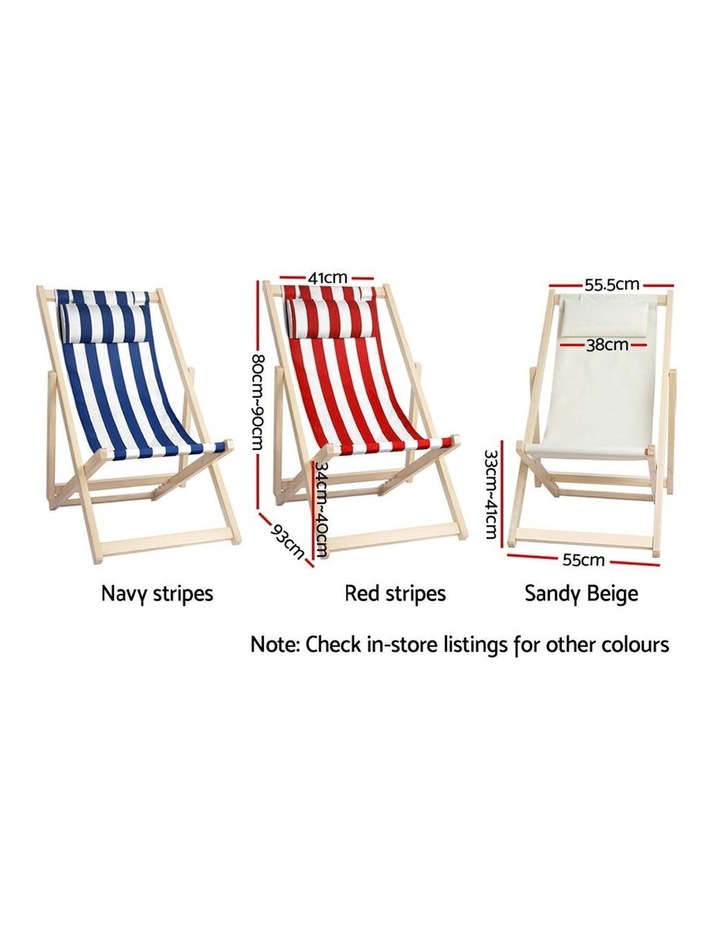 Artiss Artiss Outdoor Furniture Sun Lounge Chairs Deck Chair Folding Wooden Beach Patio Myer
