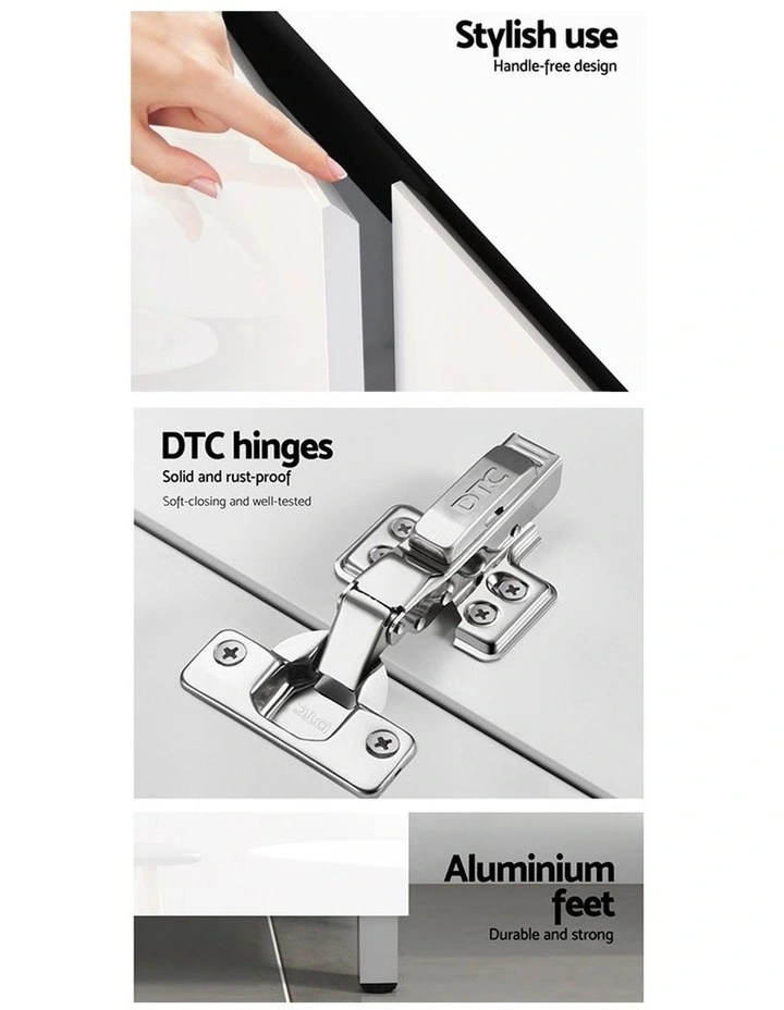 750mm Bathroom Vanity Cabinet Unit Wash Basin Sink Storage Freestanding White image 6