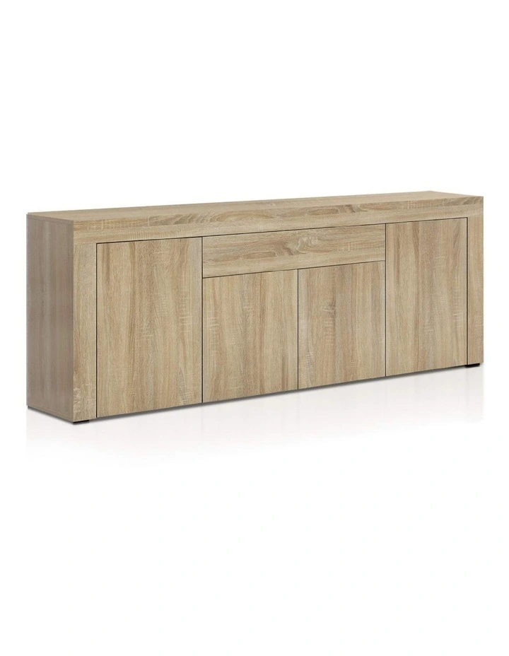 Buffet Sideboard Cabinet Storage 4 Doors Cupboard Hall Wood Hallway Table image 1