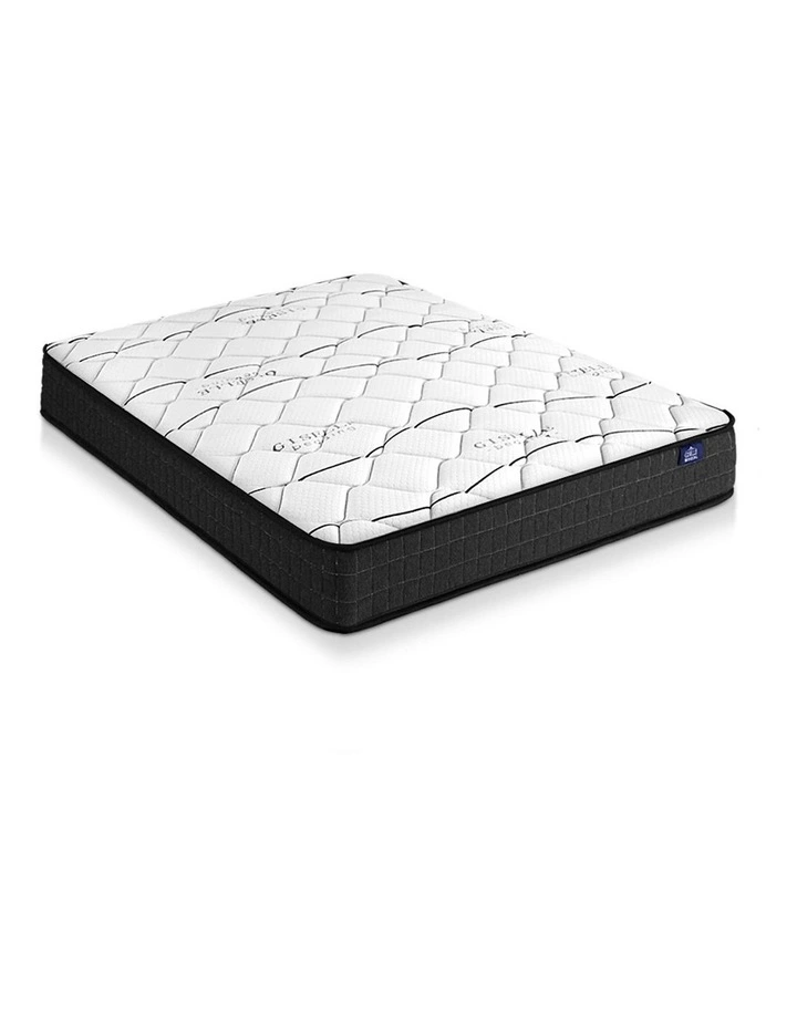 Bonell Medium Firm Foam Spring Queen Size Mattress 16cm in White image 2