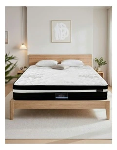 7 Zone Pocket Spring Foam Queen Size Mattress 28cm in White