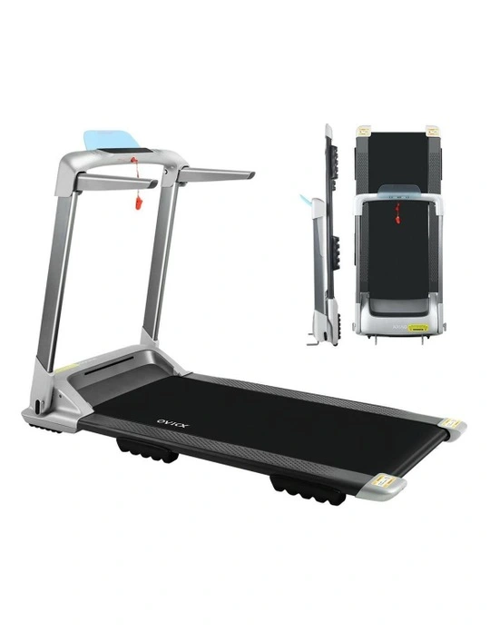 My Plaza Ovicx Electric Treadmill Q2s Home Gym Exercise Machine Fitness Equipment Compact Full Foldable Silver Myer