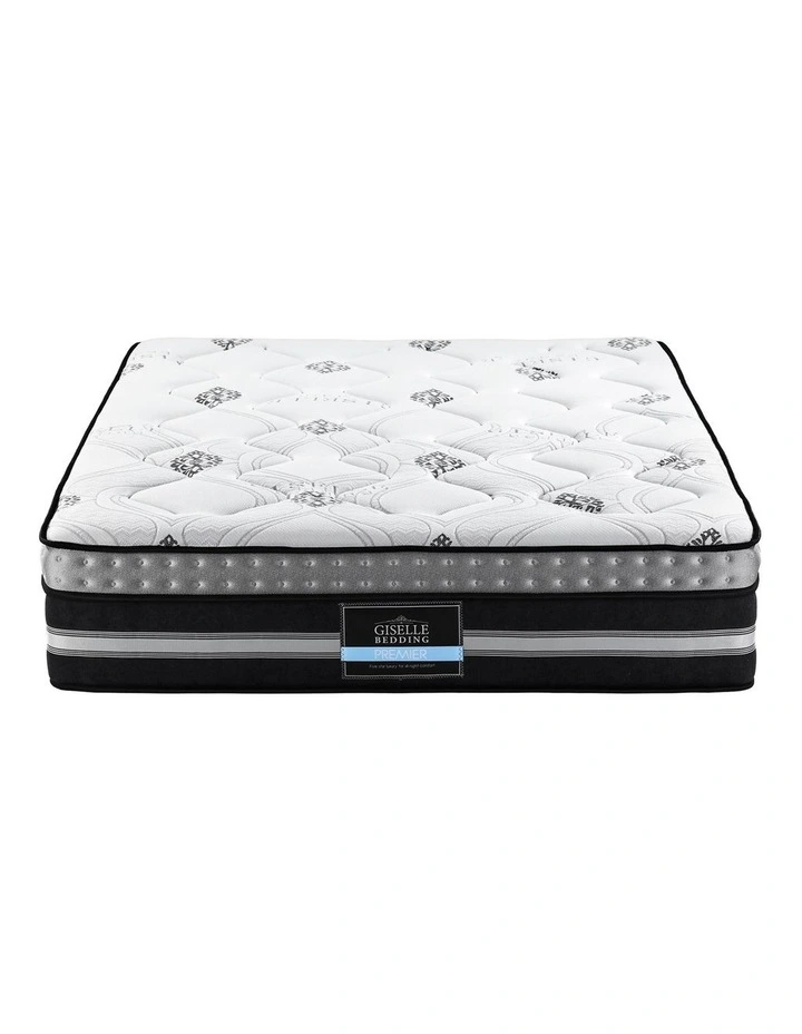 Queen Size Medium Firm Mattress 35cm in White image 3