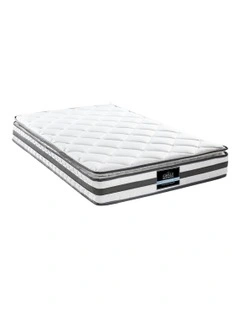 Bonnell Pillow Top Spring Foam Mattress 21cm in White