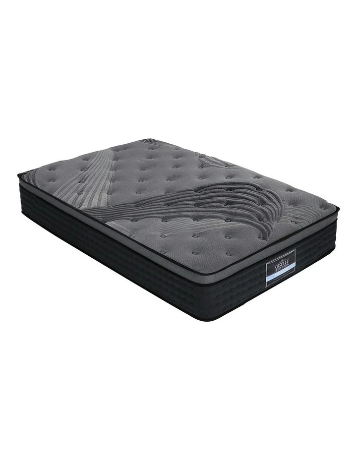 Pocket Spring Foam Bamboo King Single Mattress 34cm in Grey image 2