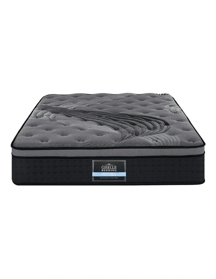 Pocket Spring Foam Bamboo King Single Mattress 34cm in Grey image 6