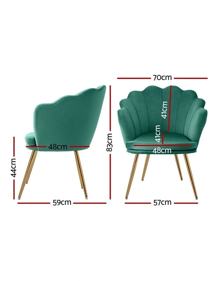 Retro Armchair Lounge in Green image 3