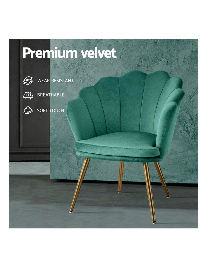 Retro Armchair Lounge in Green image 6