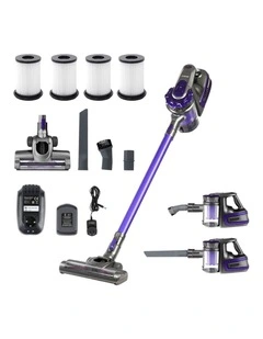 09E Cordless Vacuum Cleaner 3-in-1, 4 HEPA Filters