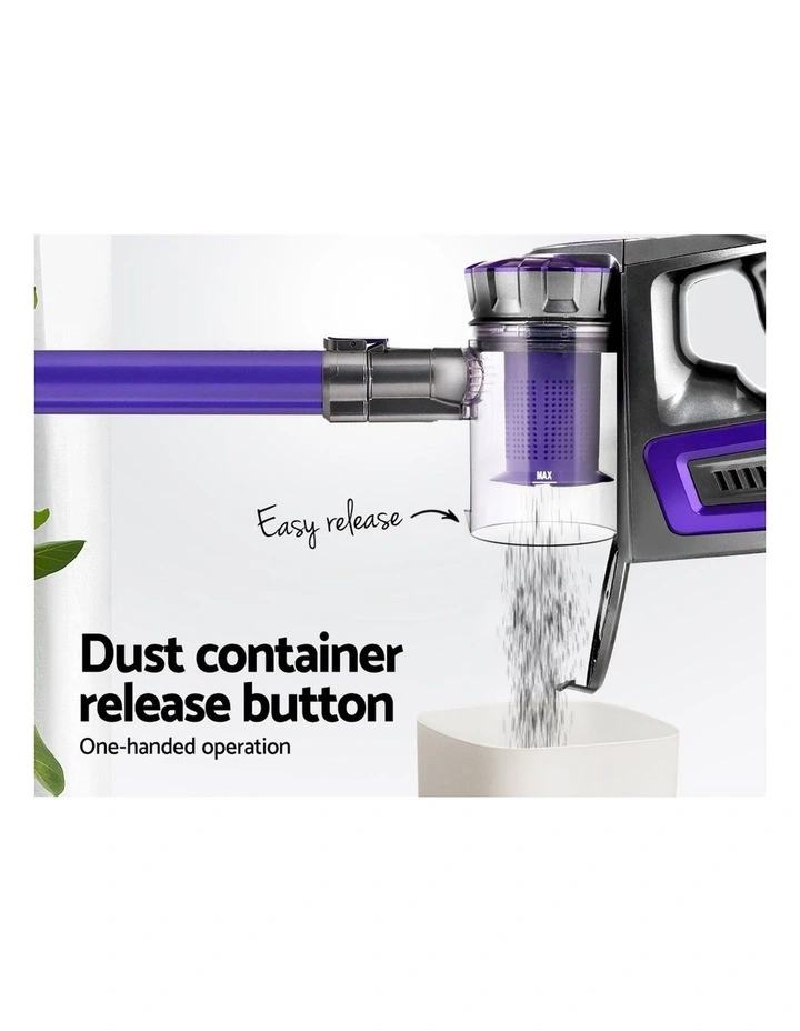 Devanti Handheld Vacuum Cleaner HEPA Filter Purple image 6