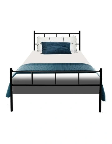 Sol Metal Bed Frame Single Size in Black