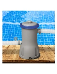 Flow Clear Filter Pump Swimming Pool Cleaner 530GPH 2006L/H in Multi
