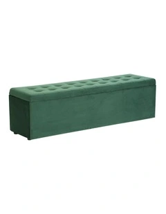Storage Ottoman in Green