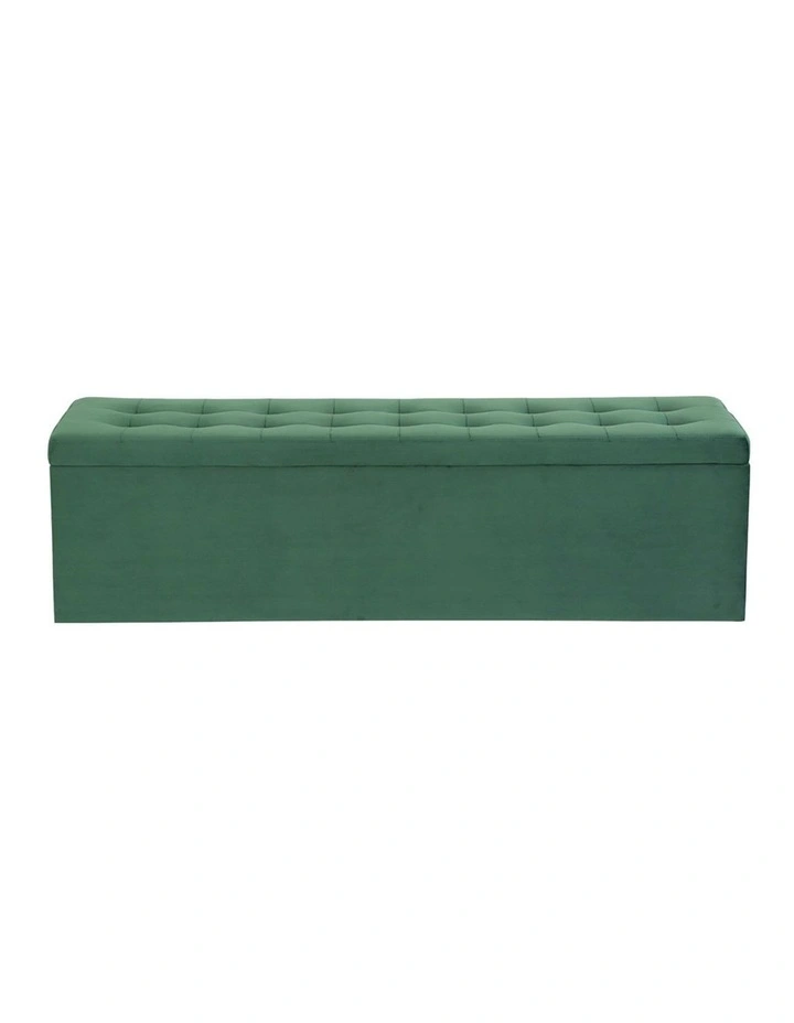 Storage Ottoman in Green image 2