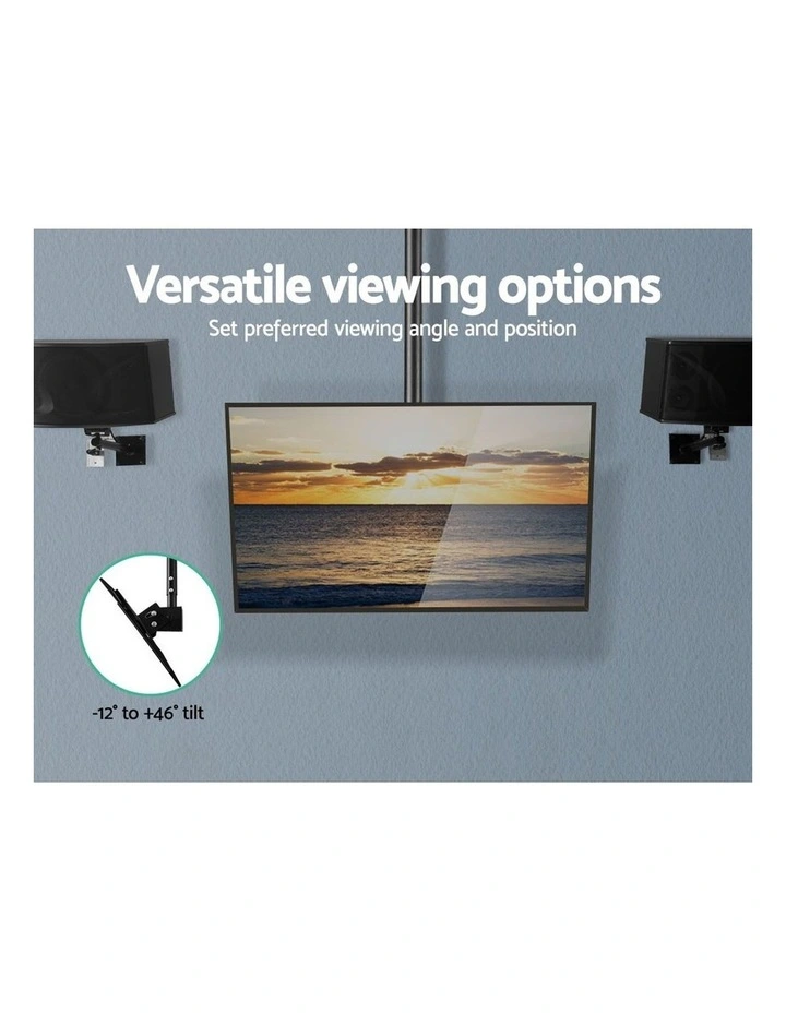 TV Wall Ceiling Mount Bracket TV-MOUN-CEIL-6040-BK image 5