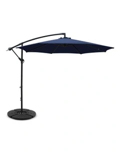 3M Umbrella w/48x48cm Base Navy
