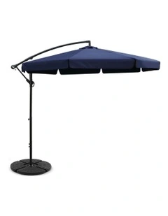 3M Umbrella With 48x48cm Base Navy