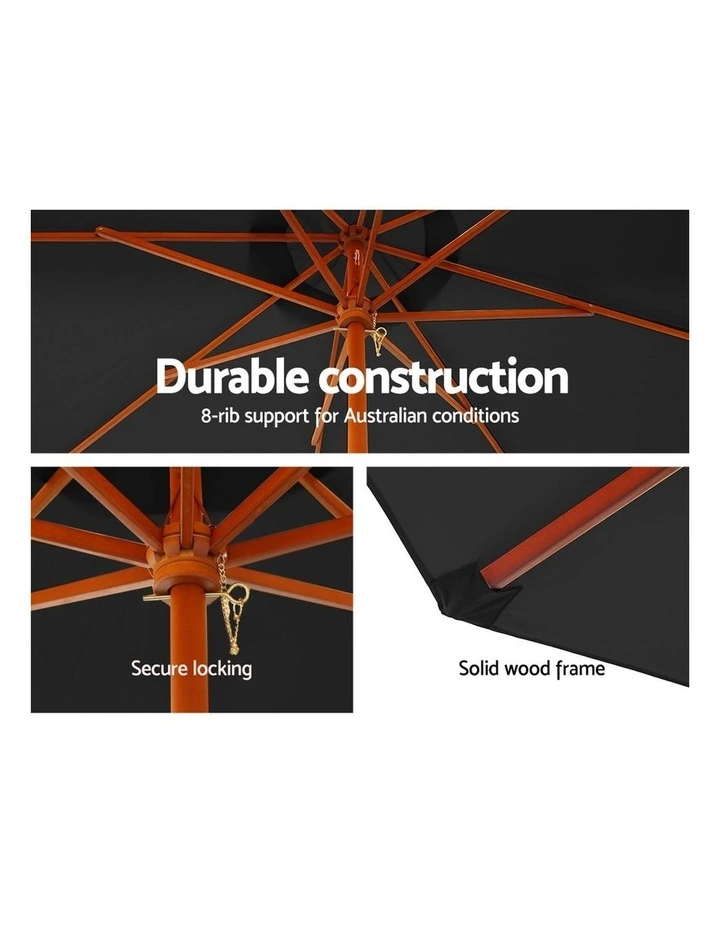 3M Umbrella With Base Black image 6