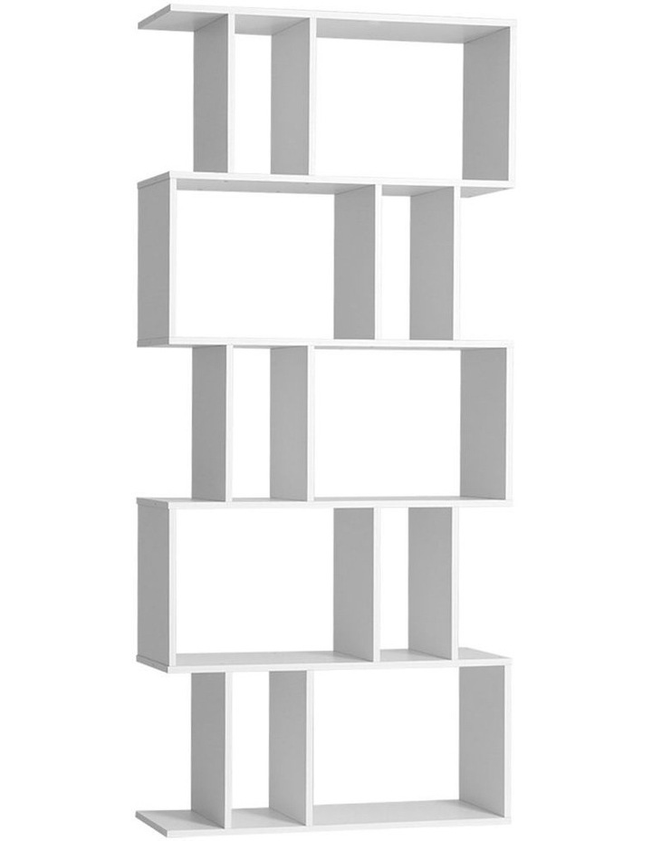5 Tier Bookshelf White