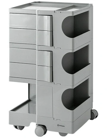 ArtissIn Bedside Table Trolley 5Tier Grey