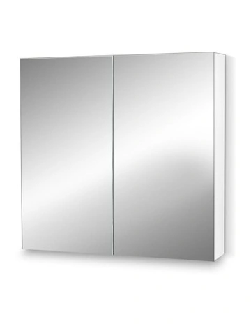 Bathroom Vanity Mirror with Storage Cabinet in White