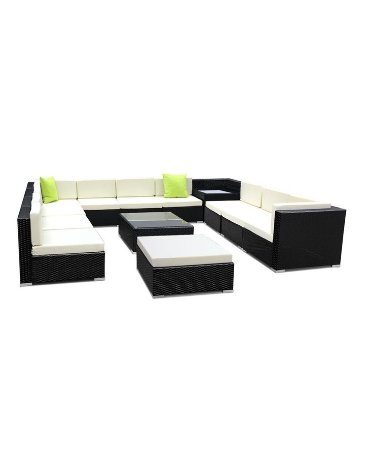 Lounge Setting Wicker Sofa Set 13 Piece in Multi Assorted