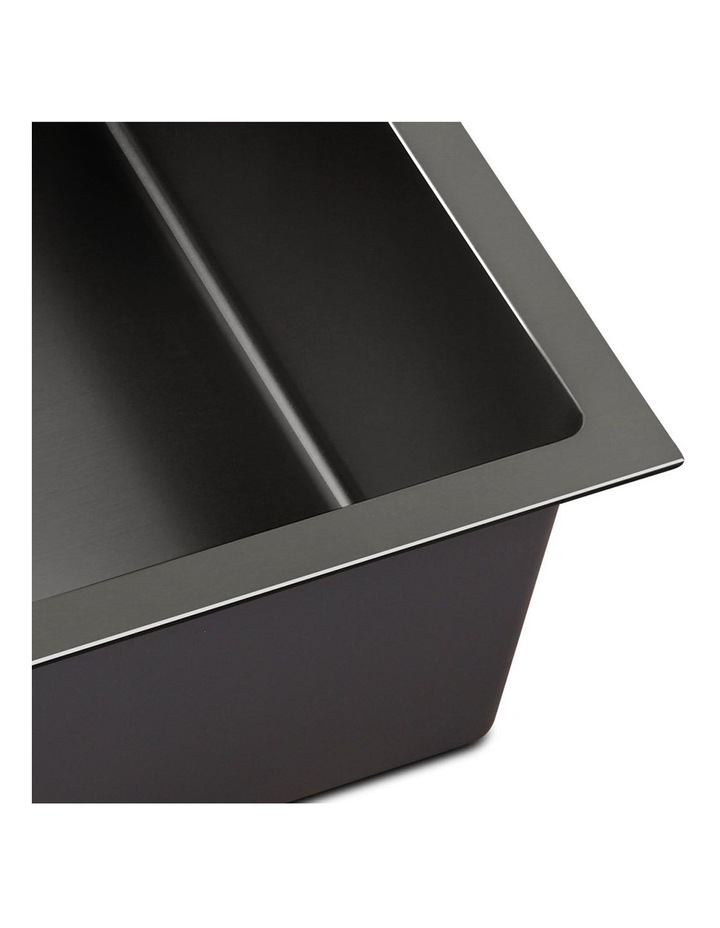 Kitchen Sink Stainless Steel 70X45CM Basin Single Bowl Laundry in Black image 7