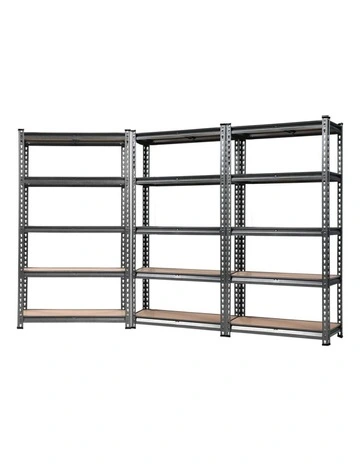 Warehouse Shelving 3x0.7M Blak