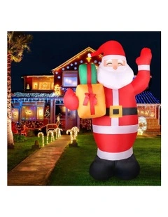 Christmas Inflatable Santa 2.4M Illuminated Decorations