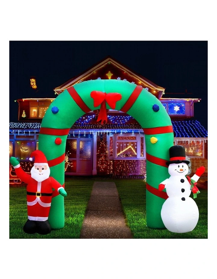 Christmas Inflatable Archwary 2.8M Illuminated Decorations image 1