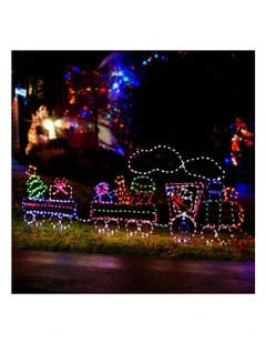 631 LED Christmas Lights Train Decorations 210cm