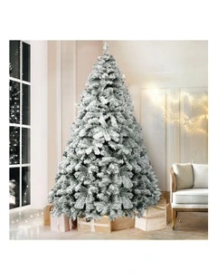 Jingle Jollys Christmas Tree 2.4M Snowy 1165 Tips