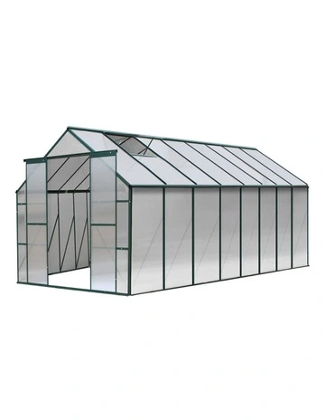 Greenhouse 5.1x2.44x2.1M Aluminium Polycarbonate Green House Garden