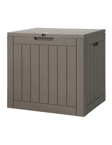 Gardeon Outdoor Storage Box 118L Container Lockable Garden Toy Tool Shed in Grey
