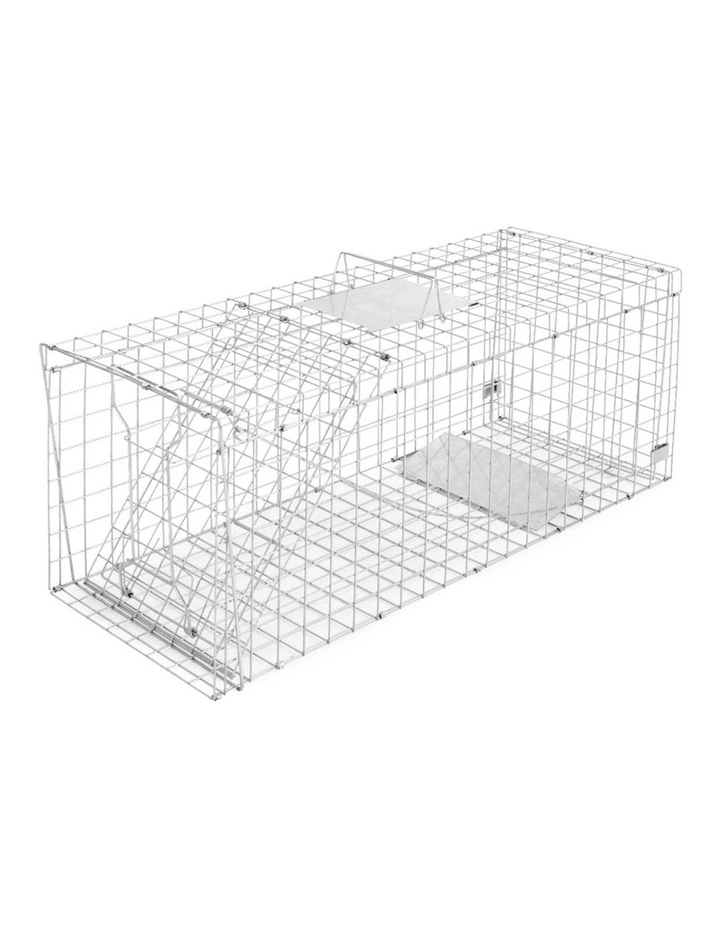 Animal Trap Cage XXXL 155x50x53cm in Silver image 1