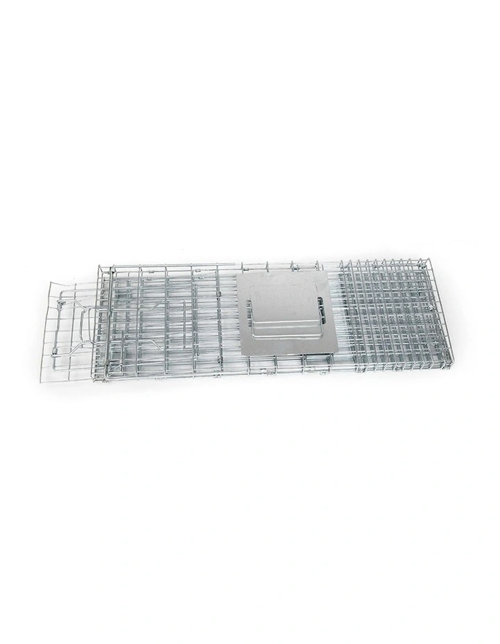 Animal Trap Cage XXXL 155x50x53cm in Silver image 4