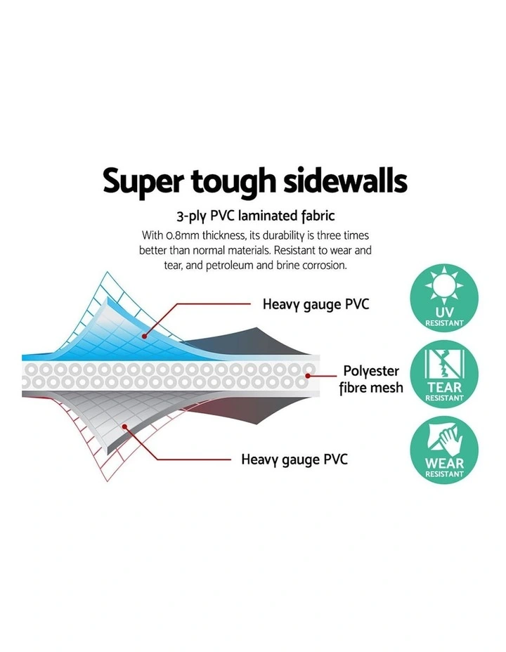 Inflatable Family Kids Play Pool 2.2 X 1.5M image 4