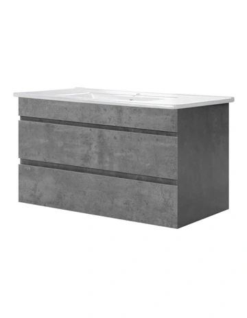 Bathroom Vanity Cabinet Unit Sink 900mm in Grey
