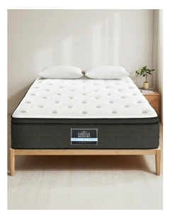 Euro Top Pocket Spring Firm Foam Queen Mattress Bed in White