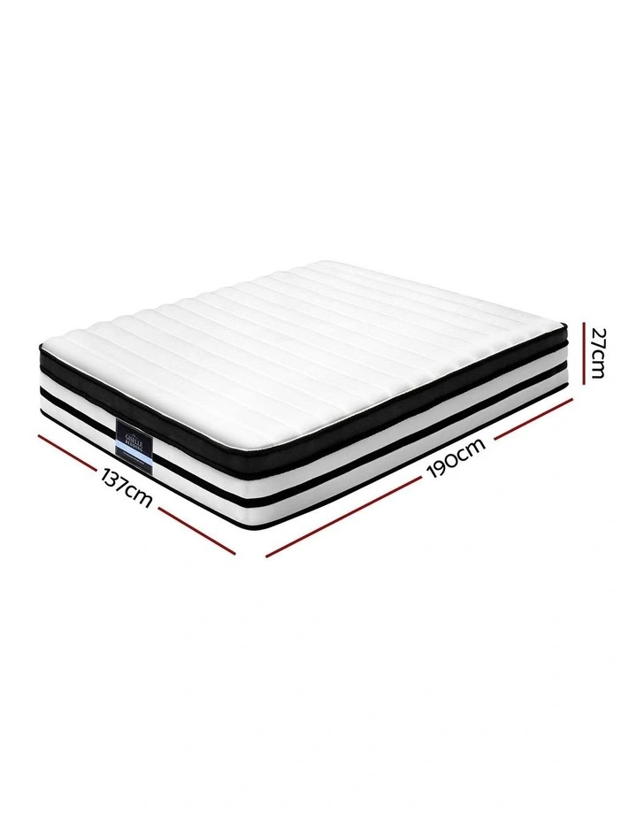 Double Euro Top Mattress in White image 7