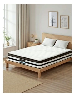 King Euro Top Mattress in White