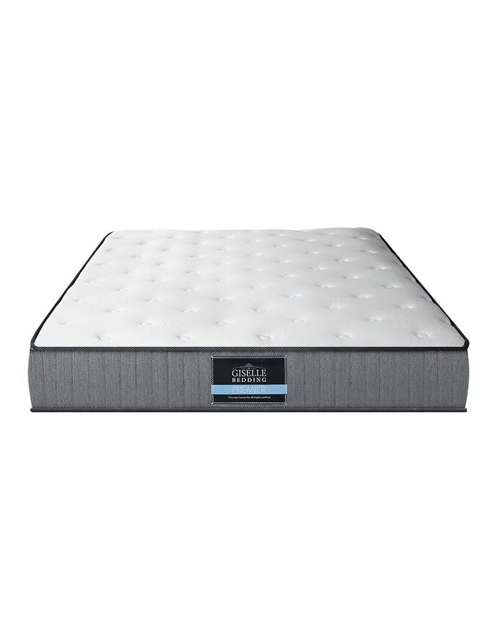 Single Mattress Extra Firm Pocket Spring Mattress King in White image 6