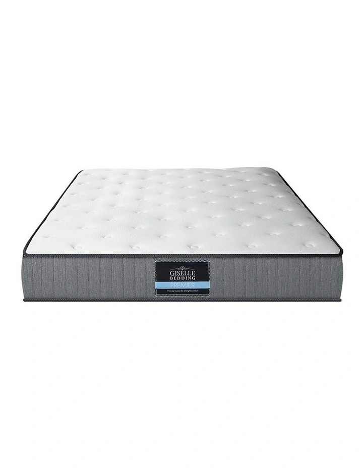 Leera Series Tight Top Queen Mattress in White image 6