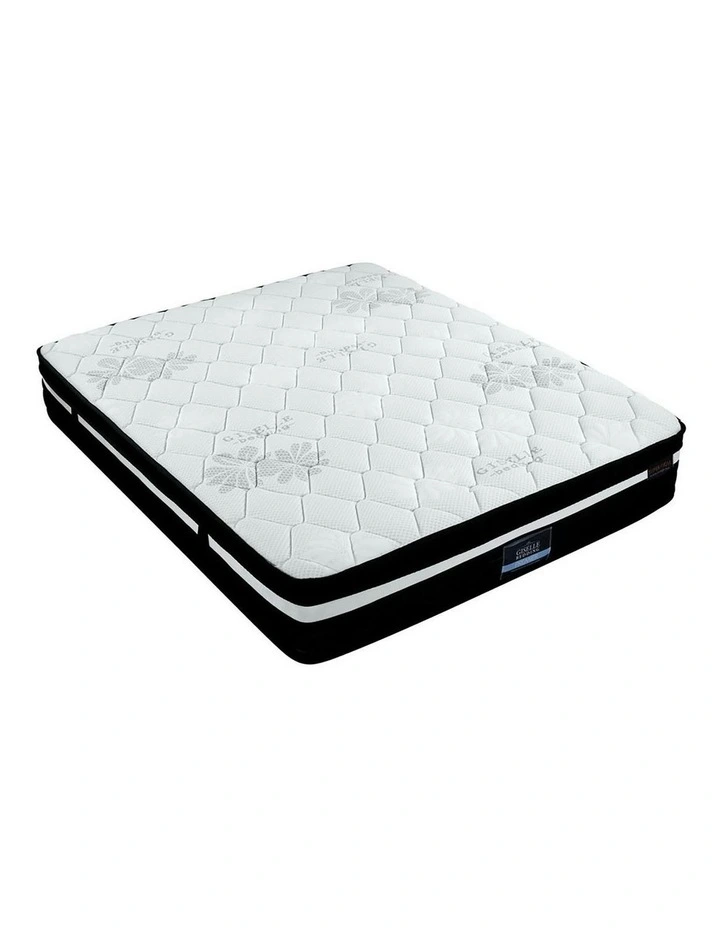 7 Zone Super Firm Euro Top King Size Mattress 28cm in White image 2
