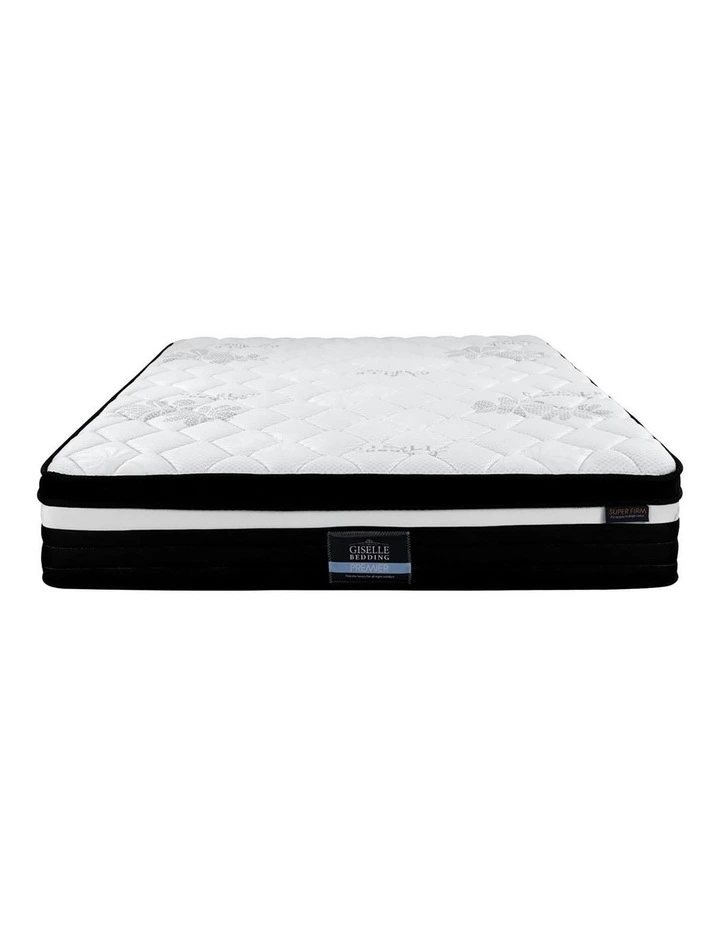 King single Extra Firm Mattress 28cm in White image 6