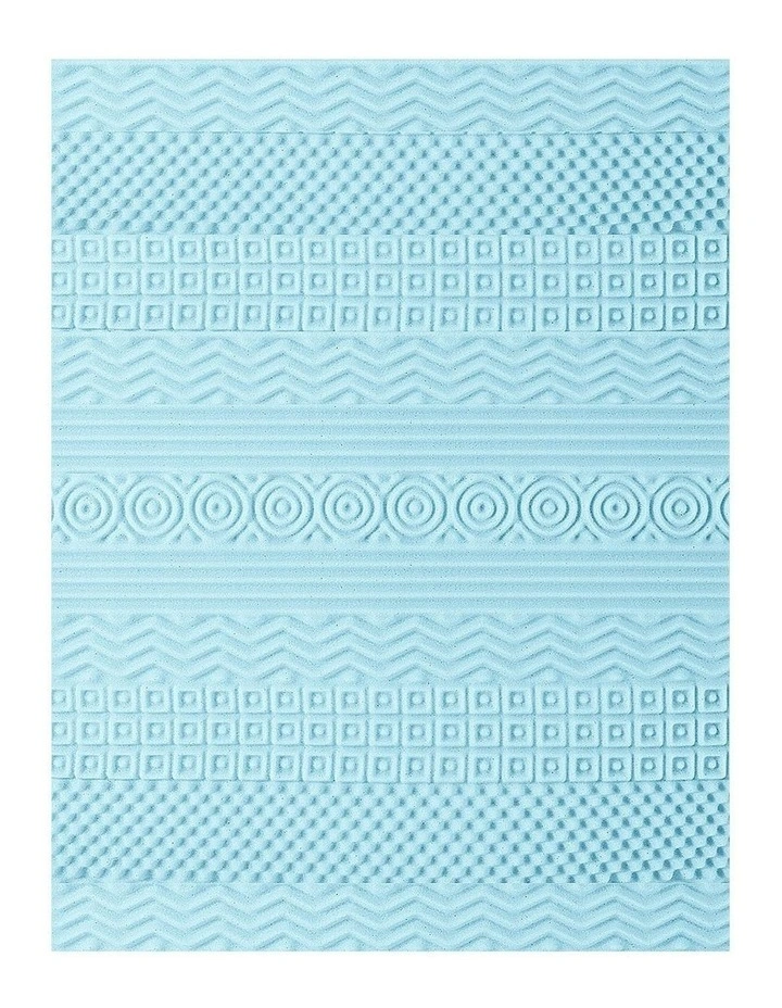 Queen 11-zone Memory Foam Mattress Topper 8cm in Blue image 6