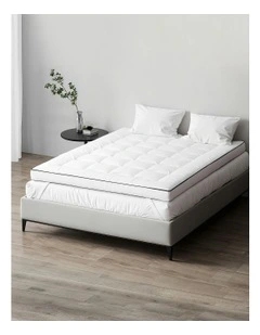 Single Pillowtop Topper Mattress in White